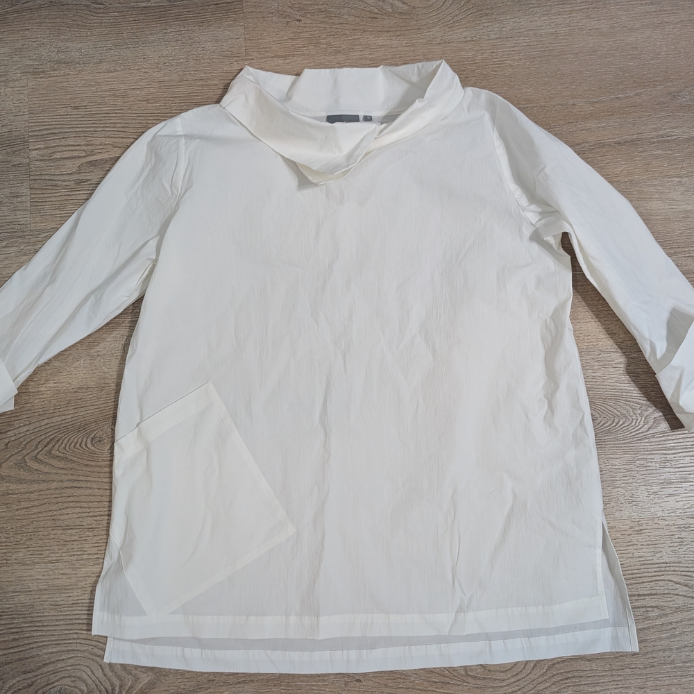 Chic Cream Women's Blouse